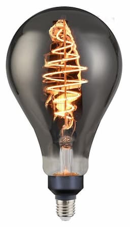 Deco gigantlamp E27 8,5W Smoke