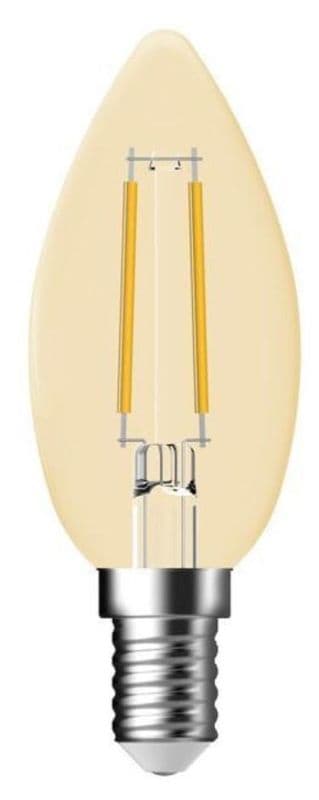 Deco kaars E14 4,8W Goud