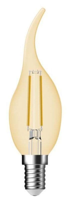 Deco kaars tip E14 4,8W Goud