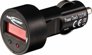 Accu power check 12 / 24 V