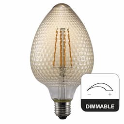 Deco Avra Peer E27 2W nuts amber