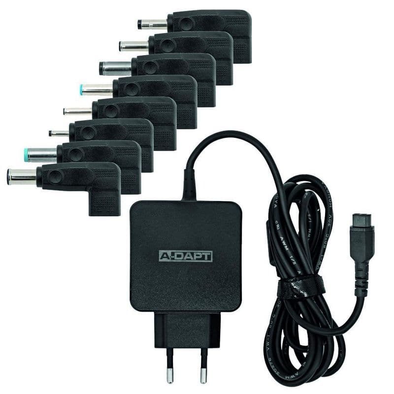 Universele netbook & Laptop voeding  45W