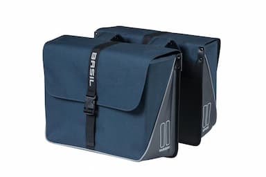 Dubbele fietstas Forte Blauw