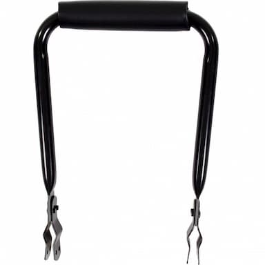 Rugsteun 15 cm zwart