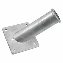 Vlaggenstokhouder aluminium 