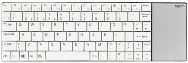Draadloos toetsenbord +  touchpad