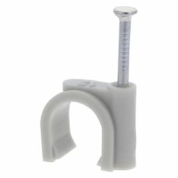 Kabelclip rond 12 mm grijs