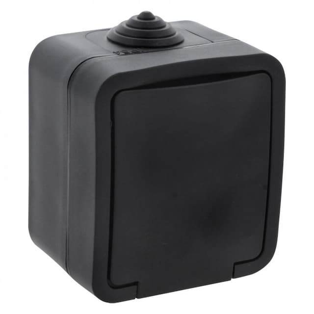 Opbouw contactdoos met randaarde spatwaterdicht