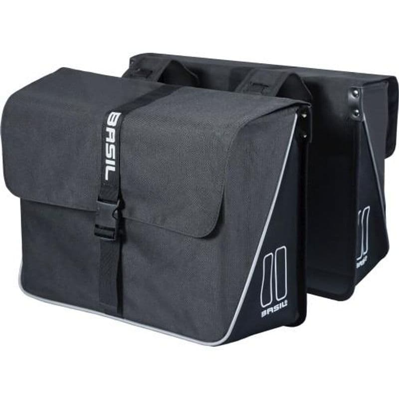 Dubbele fietstas Forte Black