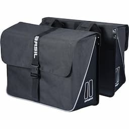 Dubbele fietstas Forte Black