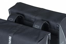 Dubbele fietstas Forte Black
