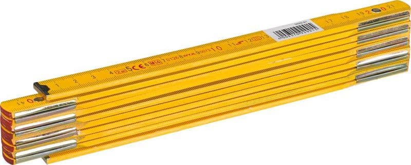 Houten duimstok 2 meter