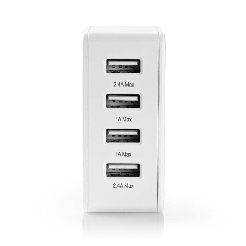 USB lader 4-voudig 4,8 A