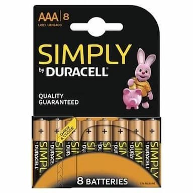 Actiepack Duracell AAA (8 stuks)