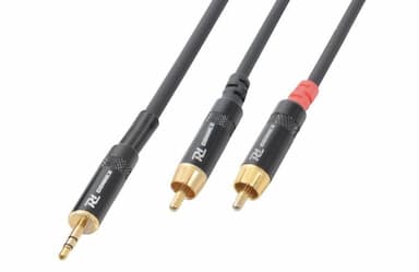 Audiokabel Jack - 2x Tulp