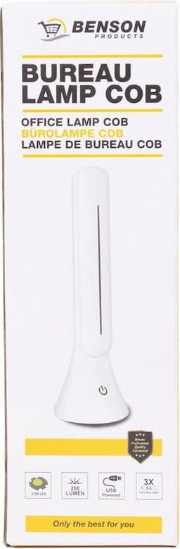 Bureaulamp COB dimbaar + verstelbaar