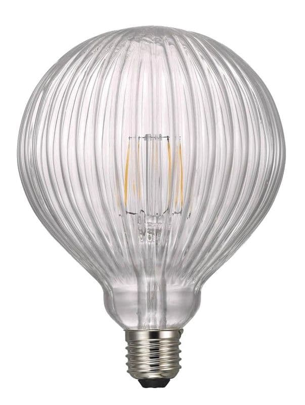Deco Avra globe E27 1,5W Clear Line Stripes
