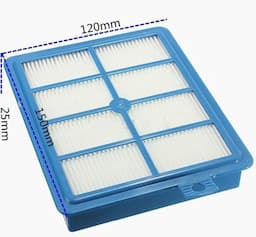 Filter voor Philips FC8031 H12 Blauw HEPA