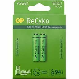 GP AAA Oplaadbaar NiMH DECT