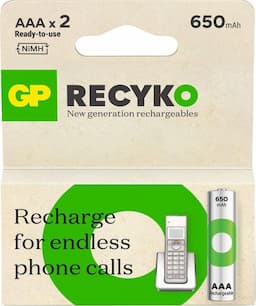 GP AAA Oplaadbaar NiMH DECT