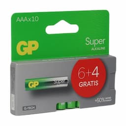 GP Batterijen AAA 10-pack – Voordeelverpakking