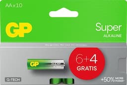 GP Batterijen AA 10-pack – Voordeelverpakking