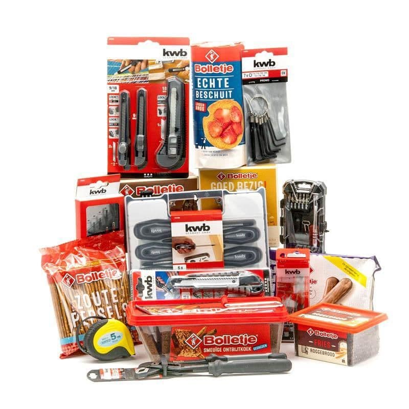 Gereedschap geschenkpakket groot