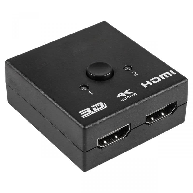 HDMI switch 2 voeding 4K