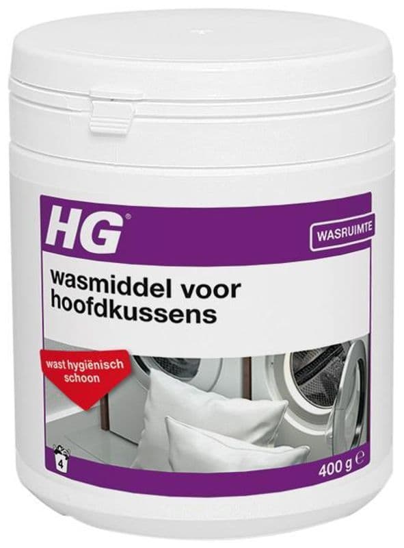 HG wasmiddel hoofdkussens