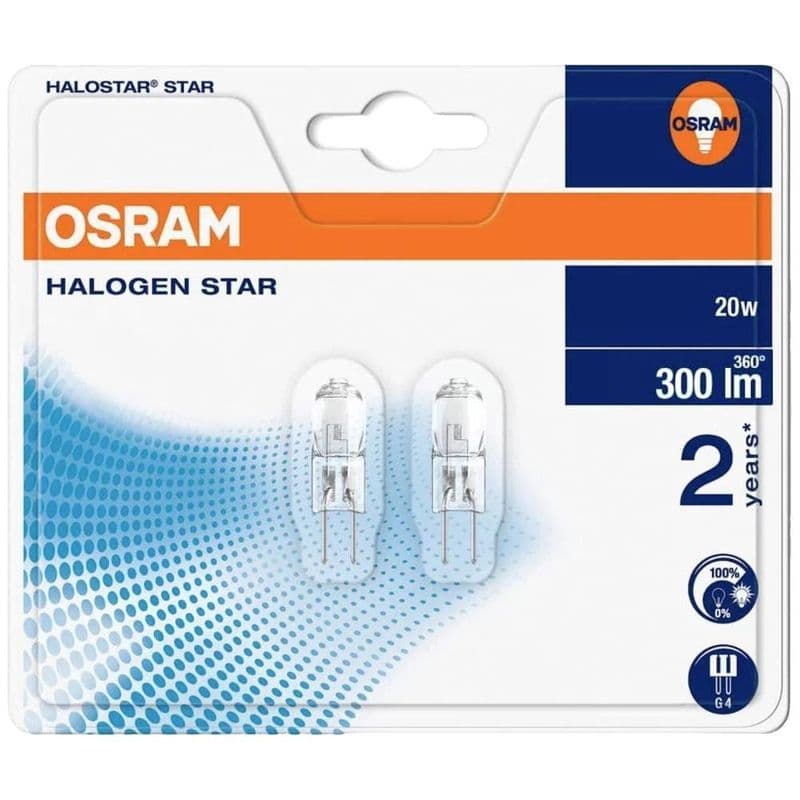 Halogeen G4 20W (2st.)