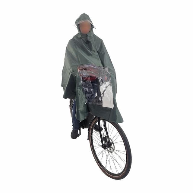Poncho Deluxe Olijfgroen