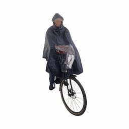 Poncho Deluxe Navy Blauw