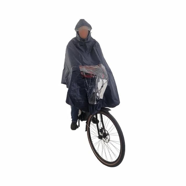 Poncho Deluxe Navy Blauw