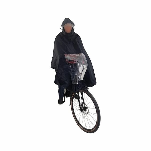 Poncho Deluxe Zwart