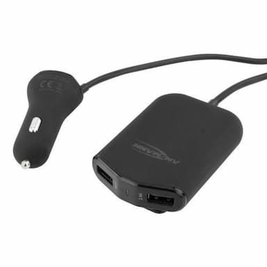 In-Car Charger – 4 USB-poorten, 9,6 A