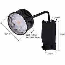 LED dimbaar 50mm zwart