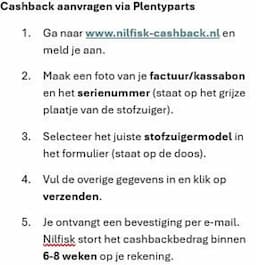 Nilfisk One Pet Care (128390145) - Compact & Sterk