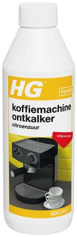 HG koffiemachine ontkalker citroenzuur