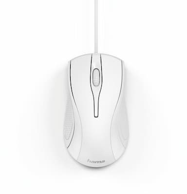 Optische muis bedraad wit