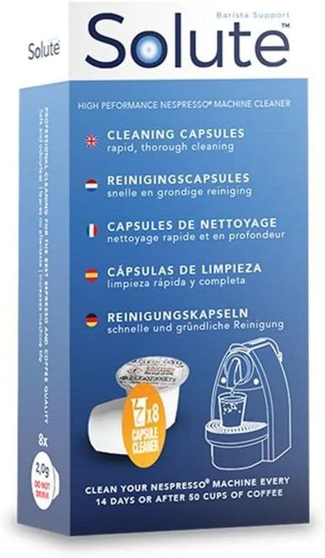 Reinigingscapsules voor Nespresso – 8 stuks