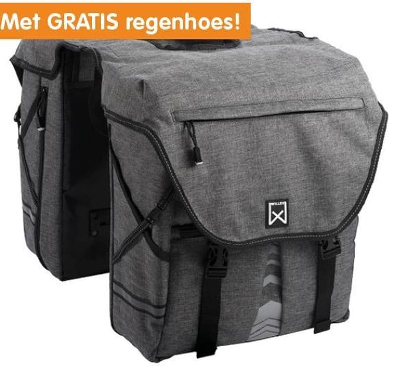 Sportieve dubbele bagagetas 1200 M antraciet