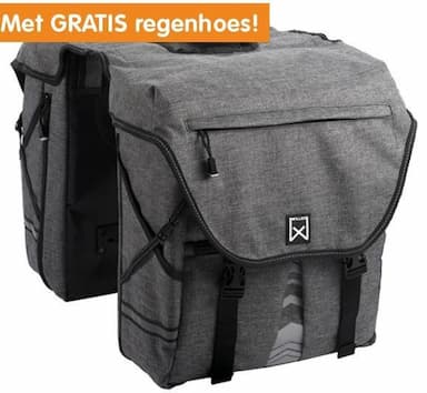Sportieve dubbele bagagetas 1200 M antraciet