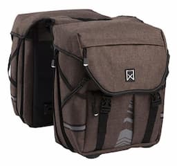Sportieve dubbele bagagetas 1200 M bruin