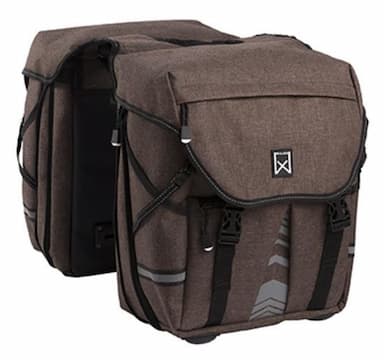 Sportieve dubbele bagagetas 1200 M bruin