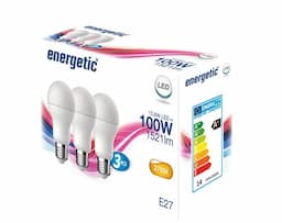 Standaard E27 14W Mat 3-pack