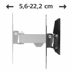 TV Muurbeugel tot 48 inch full motion