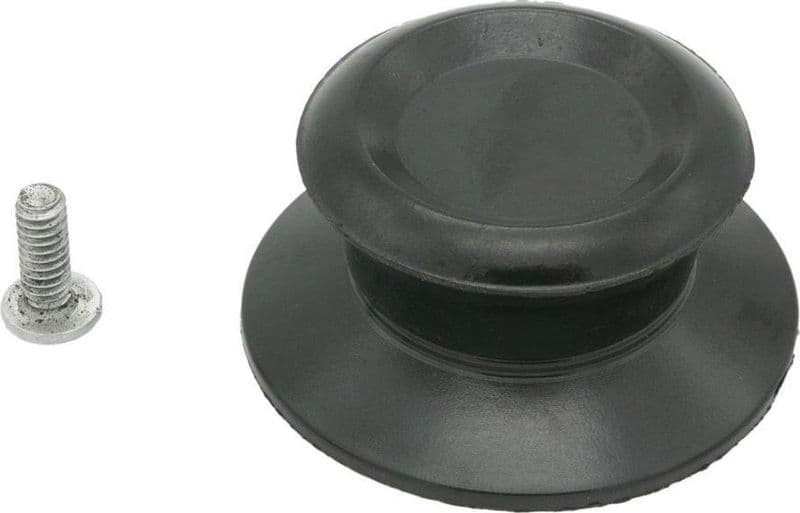 Universele knop pan zwart