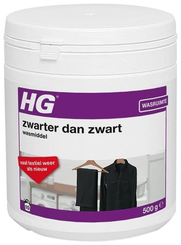HG zwarter dan zwart wasmiddel