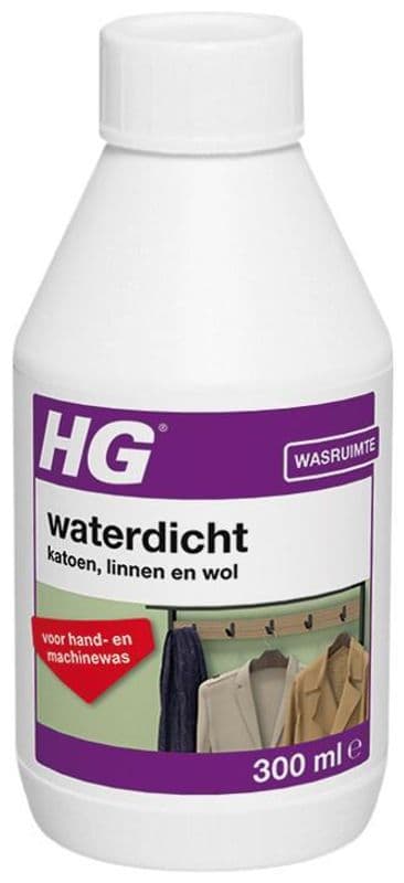 HG waterdicht katoen, linnen, wol en gemengde textielsoorten