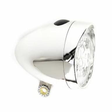Ikzi retro koplamp chroom